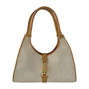 Gucci Bardot Suede Shoulder Bag